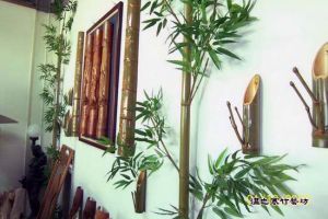室內裝置人造保青竹