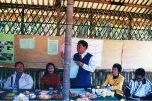 寒竹先生主持職訓班開課