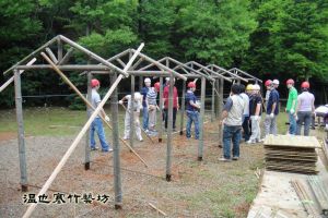竹屋本體結構組立及固定