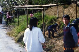 國立手工藝研究所李武守組長指導學員實習現場